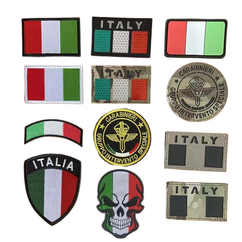 Urban Backpack Tactical - Italy Flag Emblem Clothes Applique Embroidered