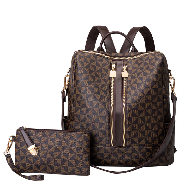 Mini Backpack Purse - 2pcs Backpack And Handbag Set, For