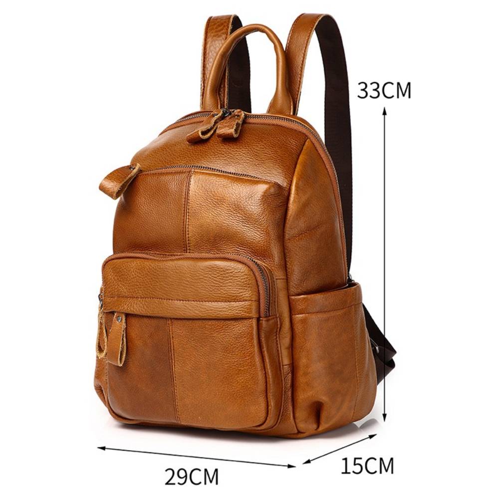 Zency Top Layer Cowhide Backpa - Fashion Backpack Women 评论和价格