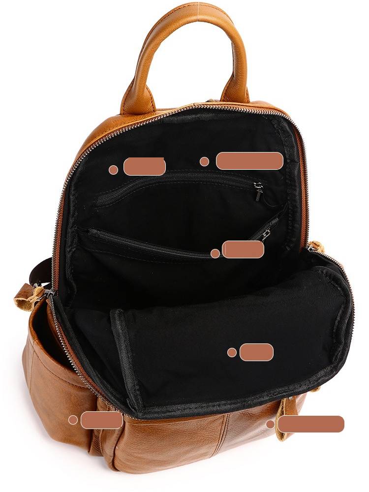 Zency Top Layer Cowhide Backpa - Fashion Backpack Women 评论和价格