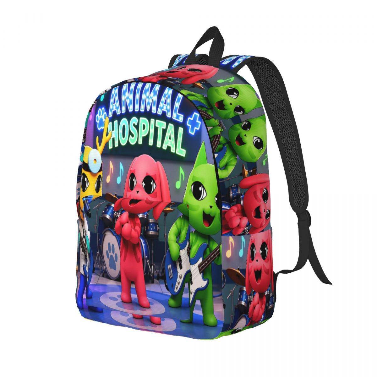 Kawaii Cartoon Animals Hospita - School Backpack Teen 评论和价格