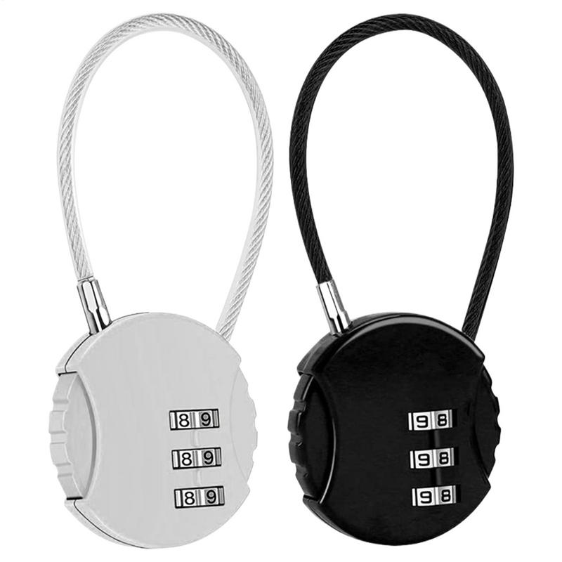 Round Shape Luggage Combo Lock - Backpack Lock Combo 评论和价格