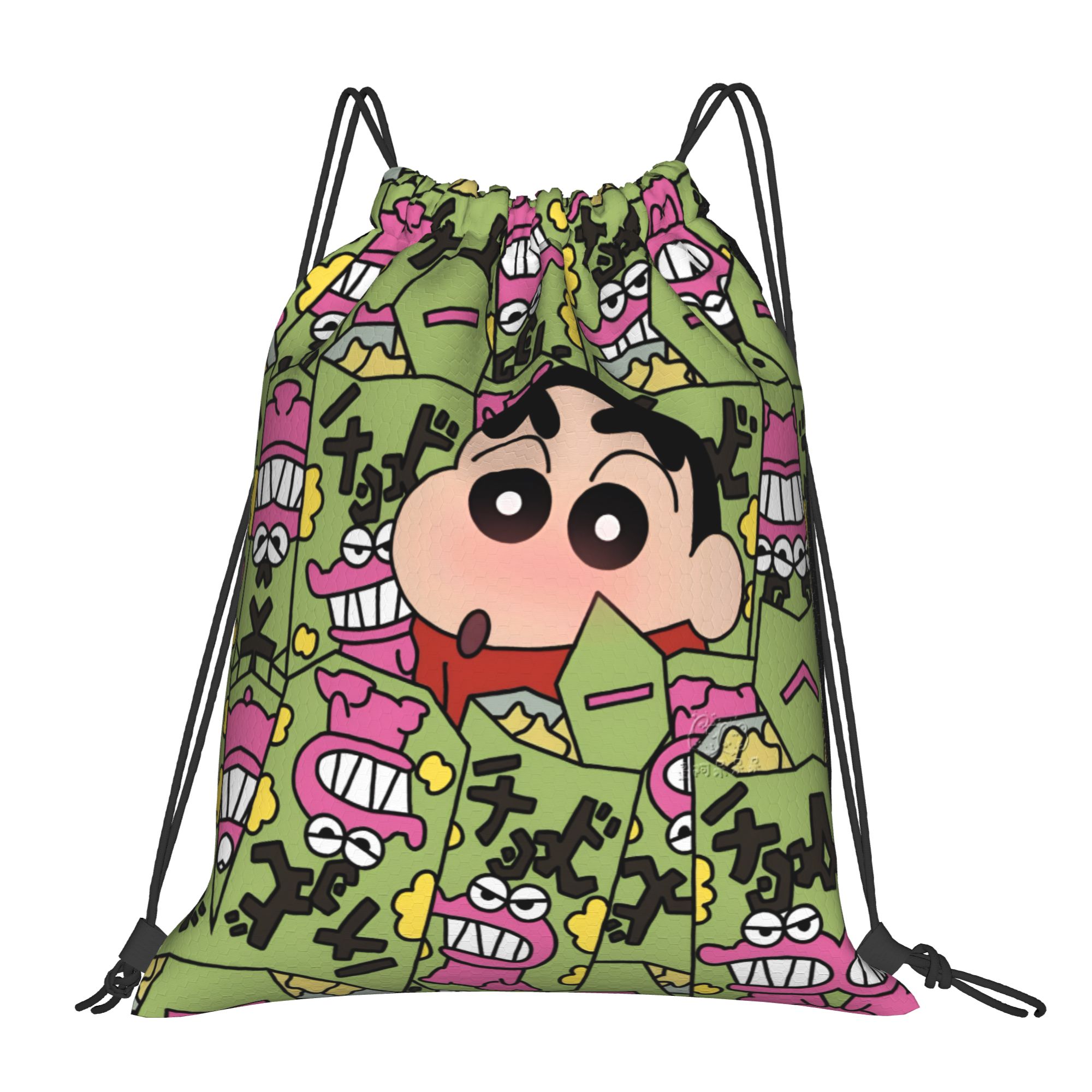 Custom Crayons Shins Chans Dra - Drawstring Gym Bag 评论和价格