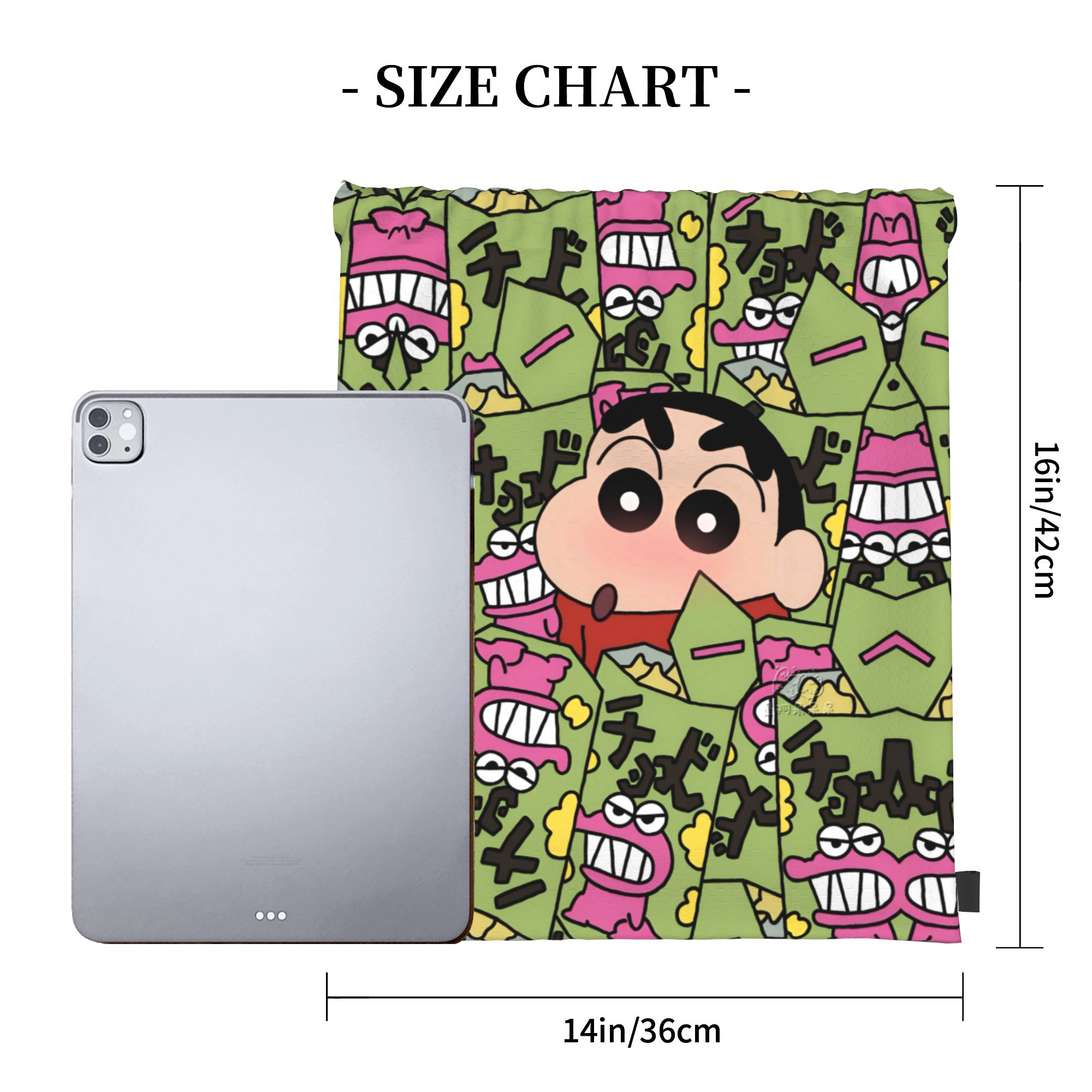 Custom Crayons Shins Chans Dra - Drawstring Gym Bag 评论和价格